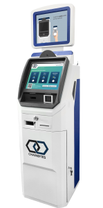 bitcoin ATM with 2 screens