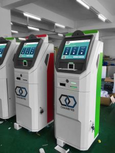 Sell and Buy Bitcoin ATM machines production by ChainBytes