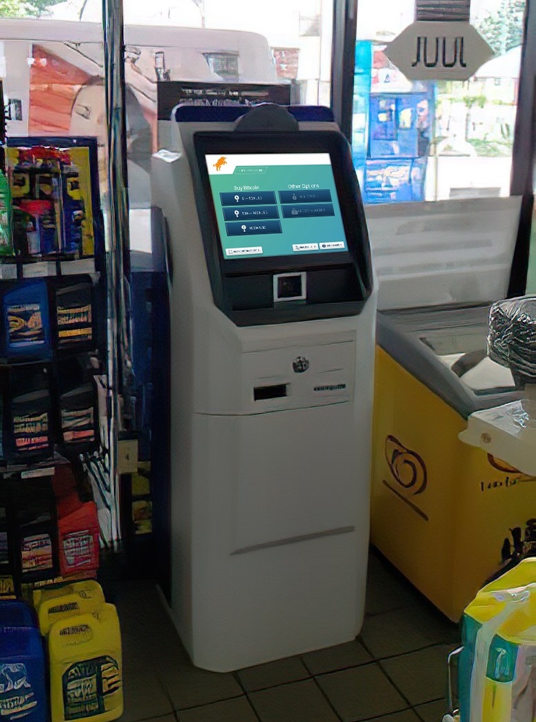 Bitcoin ATM at Clifton Heights at Exon 600 S. Oak Ave operated by Satoshi Kiosks