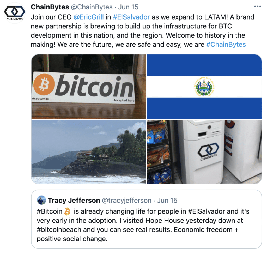 Bitcoin El Salvador Twitter