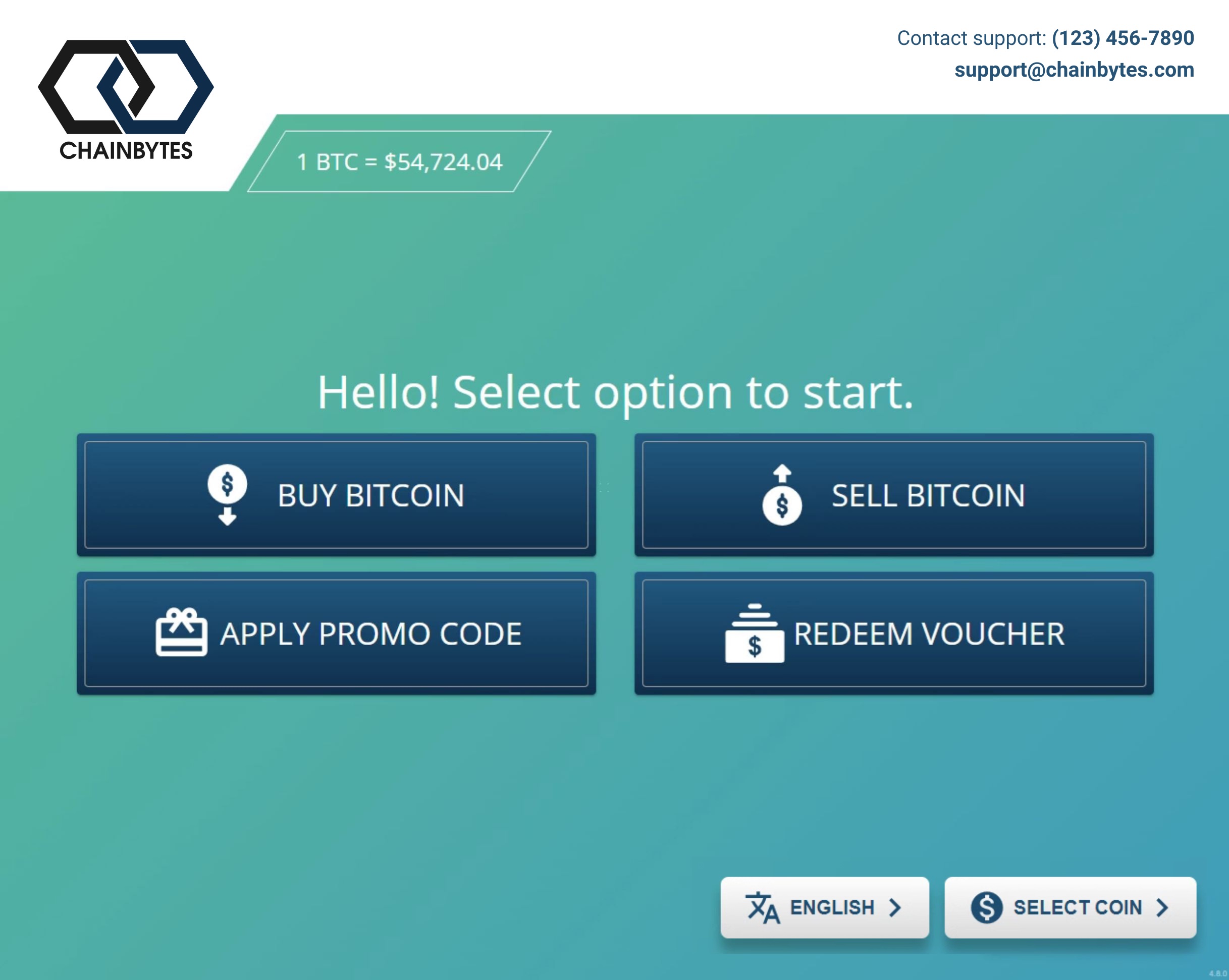 ChainBytes bitcoin ATM software for BTM kiosks
