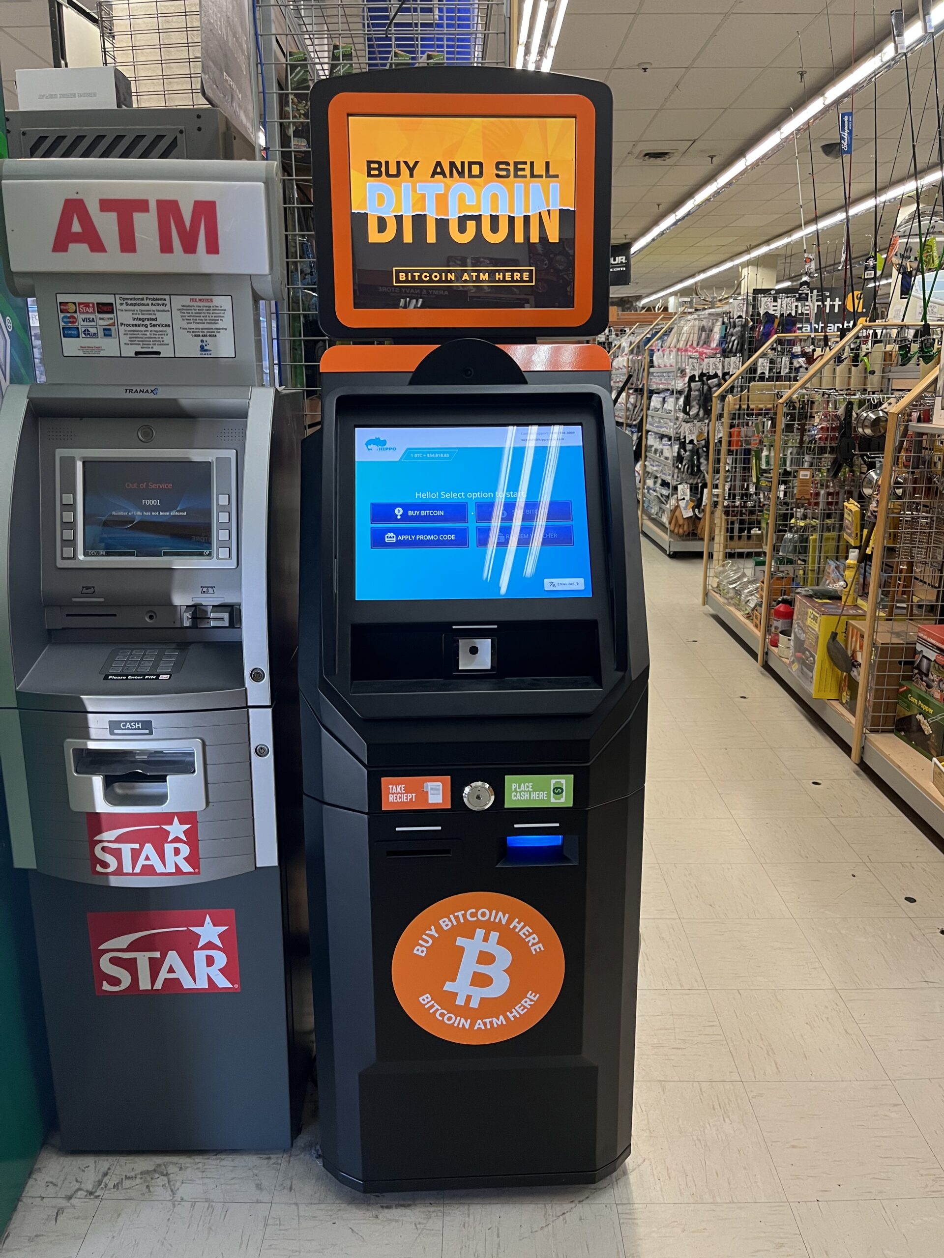 Bitcoin ATM Army and navy store Allentown