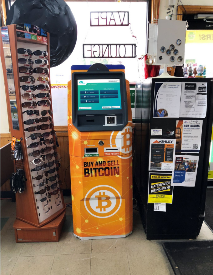 Bitcoin ATM at Hamburg Valero Gas Station address 602 S Fourth St Hamburg PA 19526