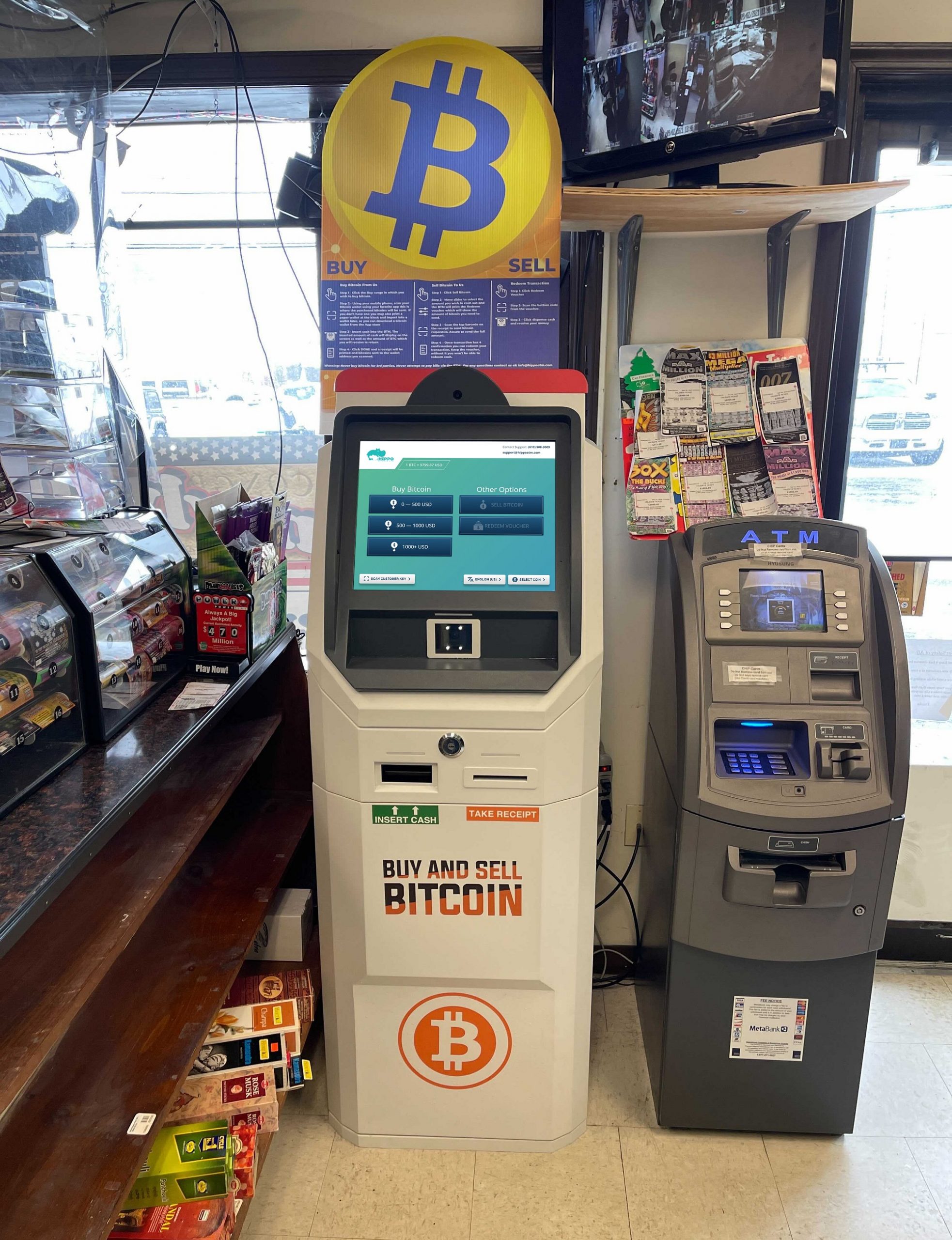 Bitcoin ATM Catasaqua for buying and selling bitcoin by hippo kiosks