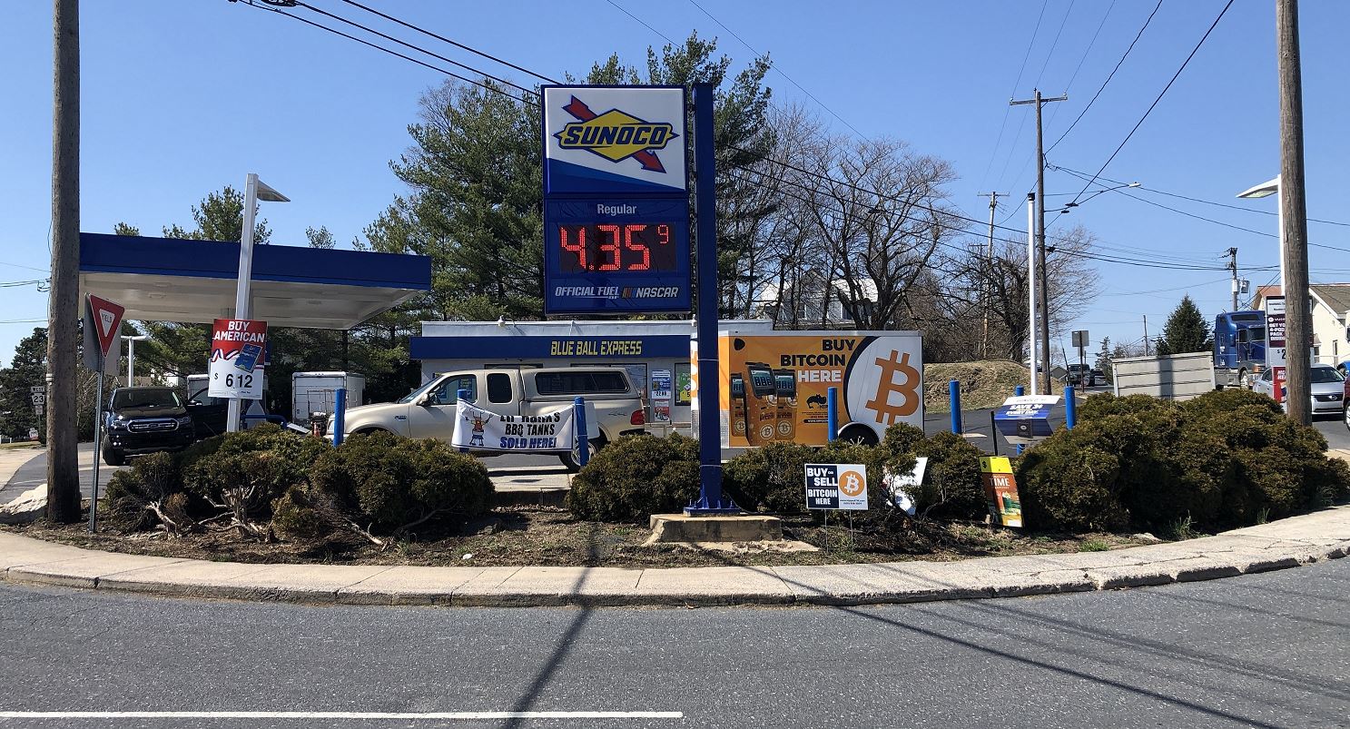 Bitcoin ATM at Blue Ball- Sunoco at 1085 E Main St, Blue Ball, PA 17506 Hippo Kiosks