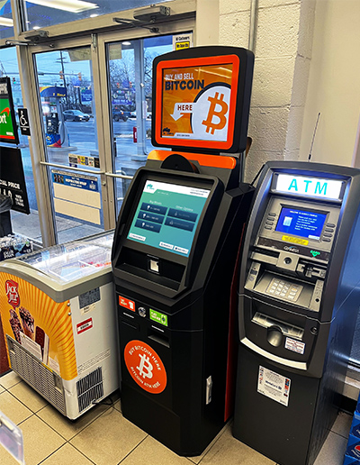 Bitcoin ATM at Temple Sunoco Gas Station in Reading PA by Hippo Bitcoin ATM powered by ChainBytes