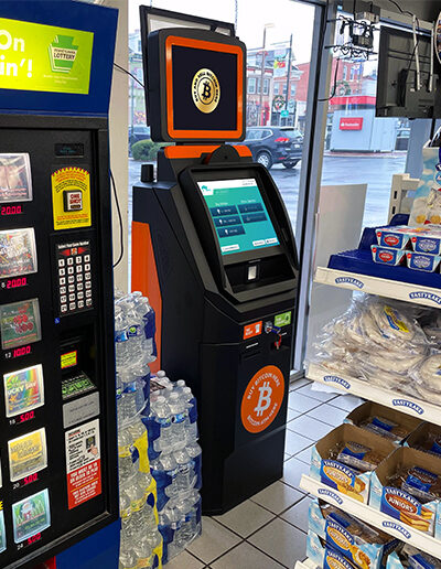 Universal Bitcoin ATM with a Top Screen