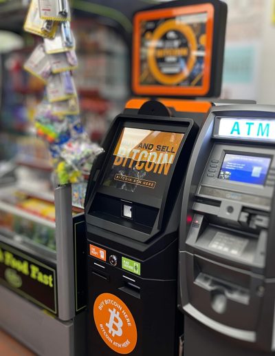 ChainBytes Universal Bitcoin ATM with a top screen