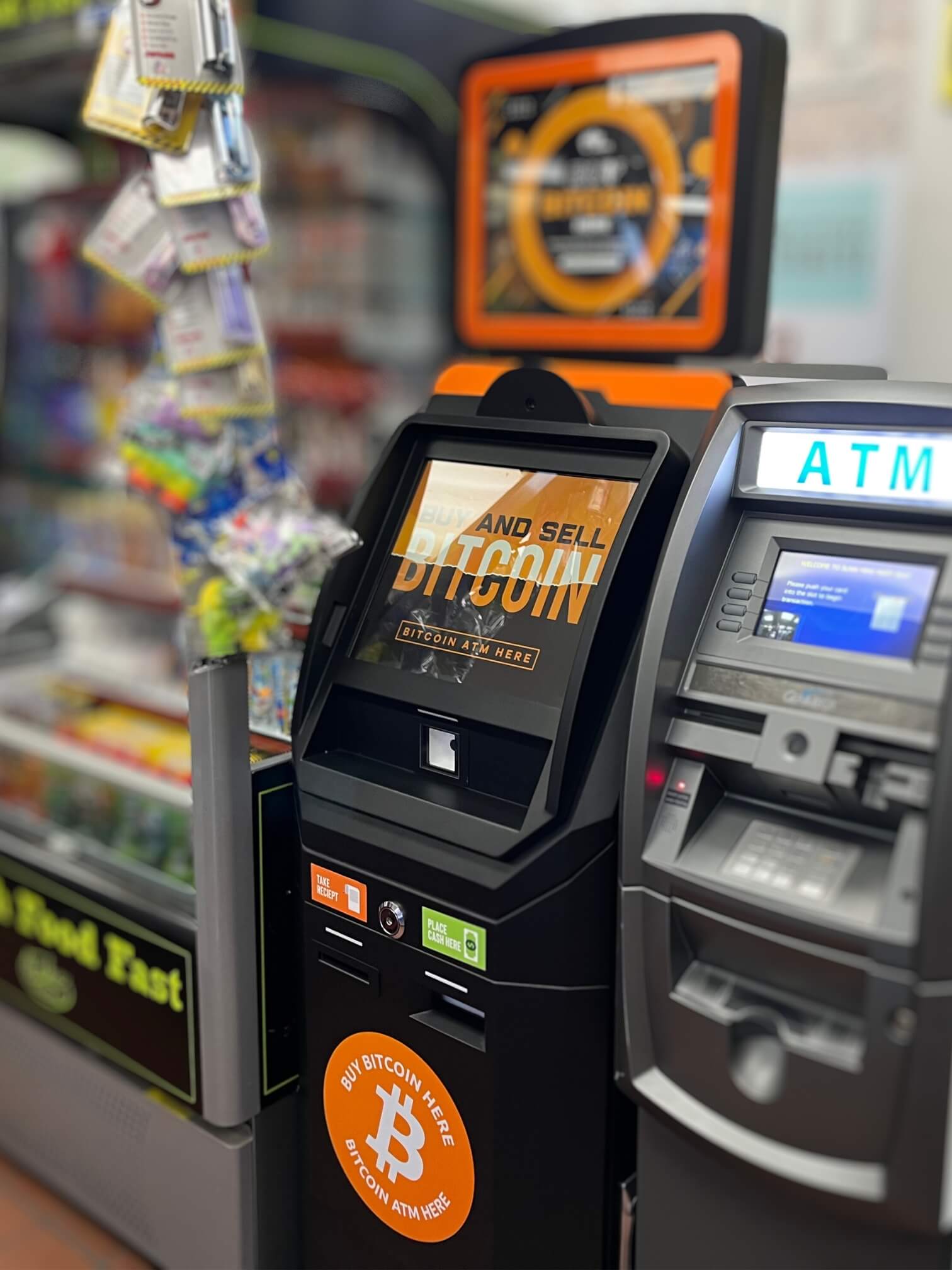 ChainBytes Bitcoin ATM with top screen for sale
